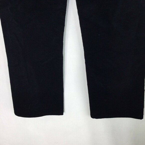 Current Elliott The Vanessa Velvet crop Straight Dark Navy Jeans Women Sz 27 NWT - Picture 6 of 11